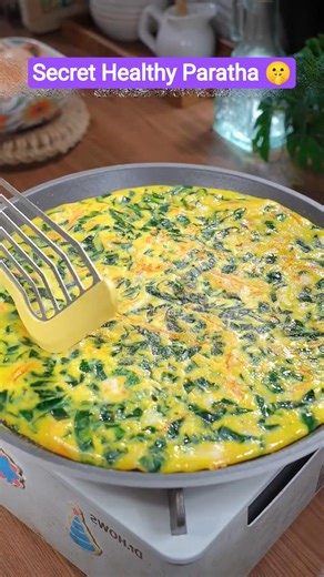 How to make Healthy Calcium Rich Paratha at Home 🥬 #shorts #viral #paratha