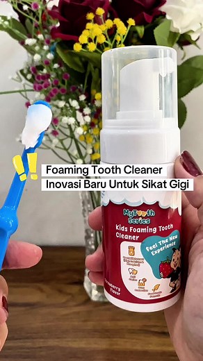 Cobain sikat gigi dengan cara baru yu moms😍 #maskit #skincareanak #gigisehat