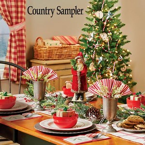 Fill your home with holiday cheer inspired by the decorating ideas and festively trimmed rooms in Country Sampler magazine! 🎄🎅🤶 | Country Sampler Home