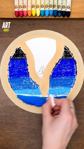 36K views · 400 reactions | Apprenez à dessiner avec des pastels à l'huile ️❤️ #tuto #doityourself #art #diy #craft #créatif #diycommunaute #tutotips #diyartistique #expression #idees | Art Room | Facebook