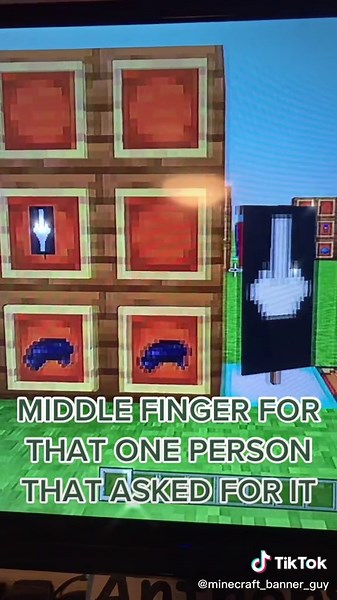 Minecraft Middle Finger Banner Tutorial