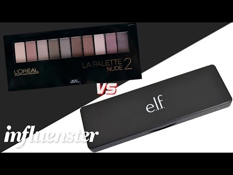 Best Eyeshadow Palette | L'Oréal La Palette Intense Nude vs. e.l.f. Mad for Matte