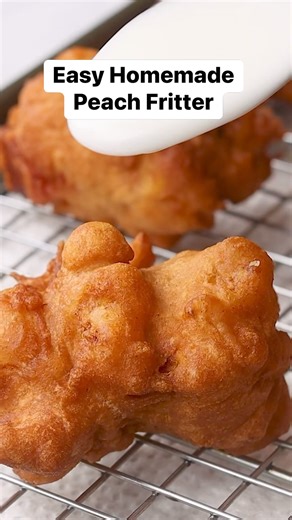 Recipe: https://www.servedfromscratch.com/easy-homemade-peach-fritters/ A delicious way to use fresh summer peaches! 🍑 | Served From Scratch