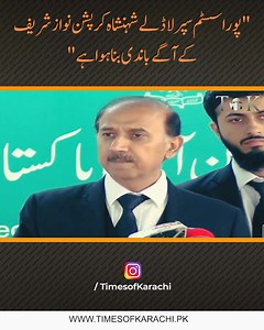 1.1K views · 52 reactions | "Pura System Shehenshah e Corruption Nawaz Sharif Ky Aagay Baandi Bana Hua Hai", said lawyer PTI Shoaib Shaheen. #TOKReports | TOK Videos | Facebook
