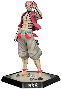 MoThy Akaza Figure Anime Statue Model Big Action Figure Desktop Gift Anime Fan Collection(28CM/11.02IN), Large