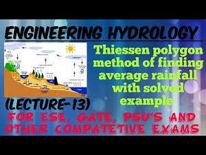 Thiessen polygon method of finding average rainfall