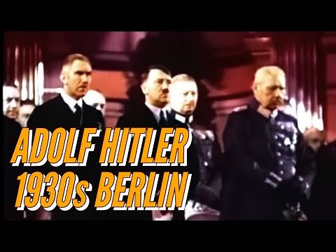Adolf Hitler Speech 1930's Germany WWII in Color | Rise of Nazi German