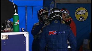 😤😤 Five minutes and a banged-up portaloo door later, Greg Murphy was still ropeable about his Bathurst 2002 penalty. | Supercars