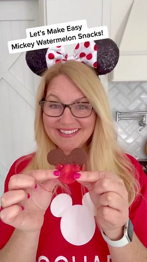 Delicious Mickey Shaped Chocolate Watermelon Snacks for Summer
