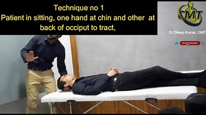 Upper cervical traction using the forearm provides an alternative...