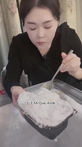 35K views · 843 reactions | Amazing powdery fridge ice eating 襤 & ice...