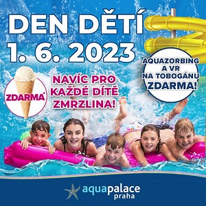 Oslavte Den dětí tou nejlepší vodní zábavou 🌊! V Aquapalace Praha jsme připraveni na celodenní mejdan 🥳. https://bit.ly/VstupenkyAquapalace | Aquapalace Praha