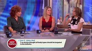 "Most people don't look like [conventional models]!" Jedediah Bila responds to Tim Gunn's comment that the fashion industry ignores plus-size women. "Some of us have a butt, some of us have boobs, some of us have a shape!" | The View