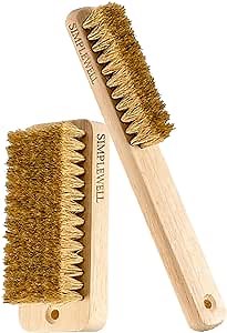 2 Pcs Sand Remover for Beach - Sand Brush for Feet, Lightweight & Portable Cleaning Tool, Beach Accessories Set with Bag