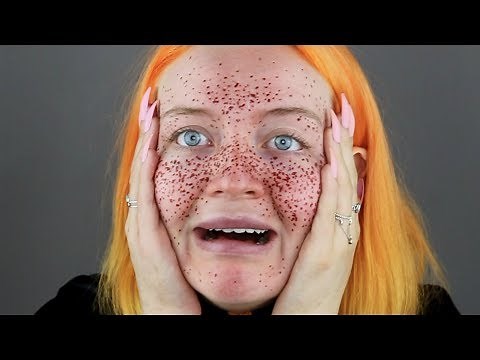 i tried giving myself semi permanent freckles and now i wanna cry