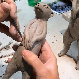 1.7K views · 146 reactions | Meerkat sculpture video. Here I am...