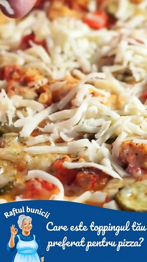 2.5K views · 27 reactions | Cea mai bună pizza este cea frământată acasă și coaptă în cuptorul bunicii. Îți poți imagina deja savoarea mozzarellei topite deasupra?  #Raftulbunicii #homemade #cooking #faina #pizza | Raftul Bunicii | Facebook