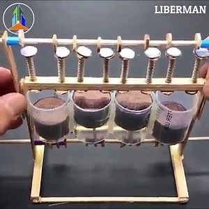 DIY Four Cylinder Engine Model 😻👏🏼 via Liberman | INHINYERO.org
