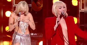 लाइव परफॉर्मेंस के दौरान फिसला सिंगर का टॉप, इज्जत बचाने के लिए लिया ब्लेजर का सहारा