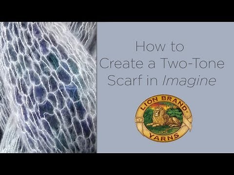 DIY Two-Tone Tube Scarf with Imagine Yarn