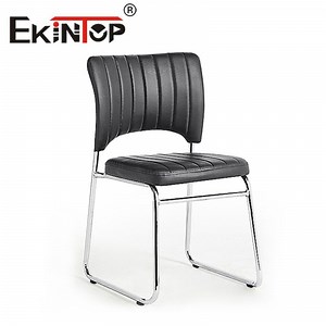 [Hot Item] Ekintop Furniture Comfy Black Small Desk Chair No Wheels