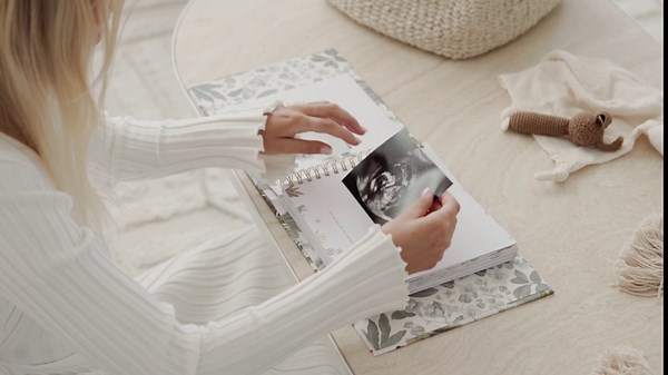 Keepsake Baby Memory Book by Scribble & Dot® Baby Journal for Boy or Girl | Precious Moments: Birth to Age 5 | Hand-Drawn Illustrations | Gifts for Baby Shower or Pregnancy