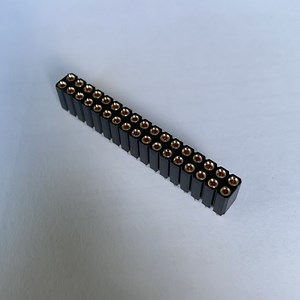 [Hot Item] Machined PPS 2.0mm Round Pins Header Female Straight Connector DIP Copper Alloy Dual Row