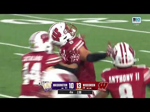 Highlights vs Washington || Wisconsin Football || Nov. 8, 2025