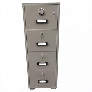 [Hot Item] Factory Price 120 Minutes Fireproof File Cabinet with 4 Drawers