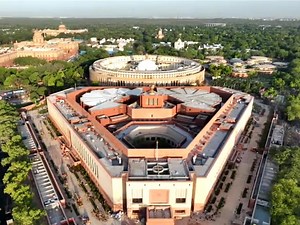 1.2K views · 32 reactions | Here are the images of the new Parliament building. Take a look. | NDTV | Facebook