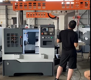 [Hot Item] Xg40 Slant Bed CNC Lathe Flying Square Power Head Mini Metal Lathe