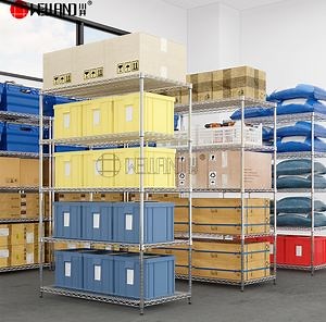 [Hot Item] Heavy Duty 5 Tier Muscle Shelf Waehouse Storage Shelving Unit Adjustable Metal Rack