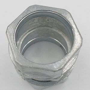 [Hot Item] Aluminum Zinc Die Cast Tube Fitting EMT Fitting Compresion Type Coupling for Fixing Tubings