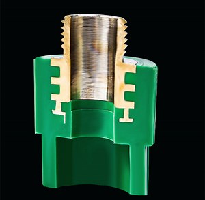 [Hot Item] Plumbing PPR Male Coupling with Brass Copper Threaded Coupling Socket Fittings