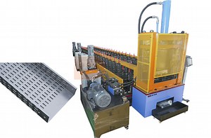 [Hot Item] CNC Control Programmable High Accuracy High Precision Engineering: Accurate Cable Tray Cable Basket Roll Forming Machine Production Line