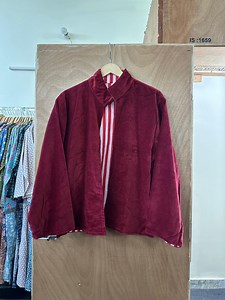 Solid Red Velvet Jacket for Women | Handmade Velvet Short Jacket | Indian Artisan Jacket | Boho Winter Layering Coat - Etsy Canada