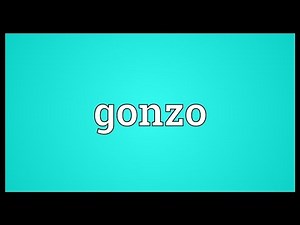 Gonzo Meaning