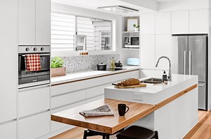 [Hot Item] Australian Design Handleless Kitchen Joinery with L-Shape Units Kitchen Cabinets