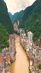 Yanjin County, Zhaotong, Yunnan, is the narrowest county in China, with only one main road. cr shanghai.dre #china #chinatravel #county #fyp #city #yunnan #viral #trend | Selectify
