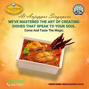 Elevate your dining experience at Anjappar Singapore. Our delectable...