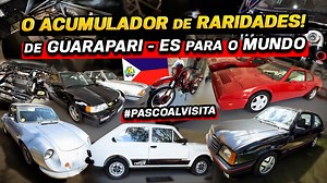 Monza SR, Puma, Fiat 147 Rallye, Honda CR-X, Farus, CB450 Custom... O acumulador de raridades! | Pascoal Dragster