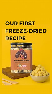 Our very first freeze-dried recipe is the Chicken formula — made with skinless chicken breast, Japanese pumpkin, and brown rice. It’s a favorite among our own dogs at home, thanks to the natural sweetness and high fiber from the pumpkin and brown rice. 🐔🐶 Treat your pup with a little love — try Feeed Me’s Chicken Recipe today! 🫶🏻 #feeedme #ฟรีซดรายสัตว์เลี้ยง #🐶 #ข้าวปั้นฟรีซดราย #ฟรีซดรายสำหรับสุนัข #🐾 | Feeed me
