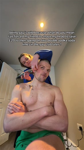 Gay Londoner Shaves Head to Save £20 for Vodka Sodas