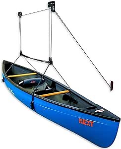 StoreYourBoard Canoe Ceiling Storage Hoist, Hi Lift Home and Garage Pulley Rack, Pro