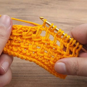 52K views · 3K reactions | wow ⚡ Tunisian crochet easy model explanation that does not look for needle knitting #crochet | Nurgül İle El Sanatları | Facebook