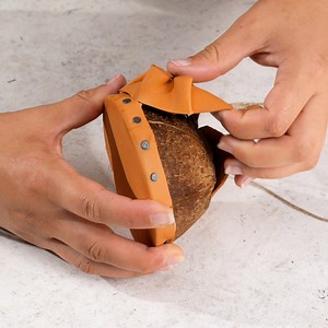 Un instrument de musique unique fabriqué à partir d'une noix de coco ! 🔊 | Les Cracks du Bois