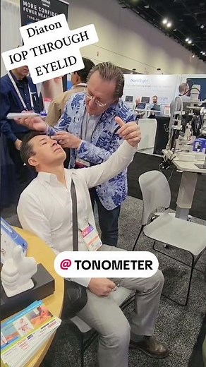 👁 Revolutionizing Eye Pressure Measurement with Diaton #Tonometer Painless IOP THROUGH EYELID
