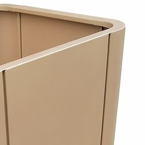 [Hot Item] Commercial Square Planter Box Customizable Galvanized Steel Planters for Outdoor Landscape Projects