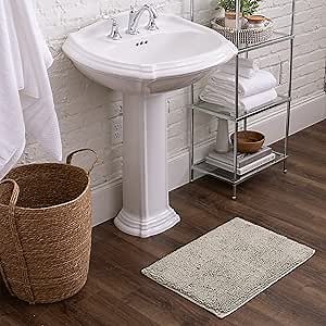 Mohawk Home Classic Cotton Ii Silver 1' 5" x 2' Bath Mat