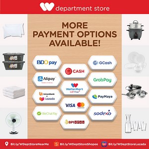 11 reactions | Have a safe, convenient and contactless shopping with more payment options! Visit any Bit.ly/WDeptStoreNearYou✨ near you today! Enjoy hassle-free shopping with us and order now via #14388  CALL #14388 or Viber 0919 088 3729 to order from W Department Store ❤️P99 delivery fee with no shopping fee and no minimum order required. CALL & ORDER NOW! #ILoveWDeptStoreEveryday ❤️ #MoreToLoveatWalterMart #LoveFamilyAtWaltermart | WalterMart Department Store | Facebook